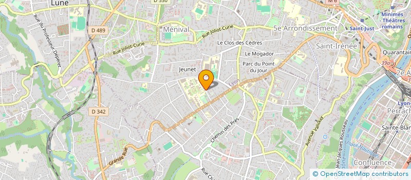 localisation de l'entreprise MADAME CLEMENTINE GIROD  LYON 5EME