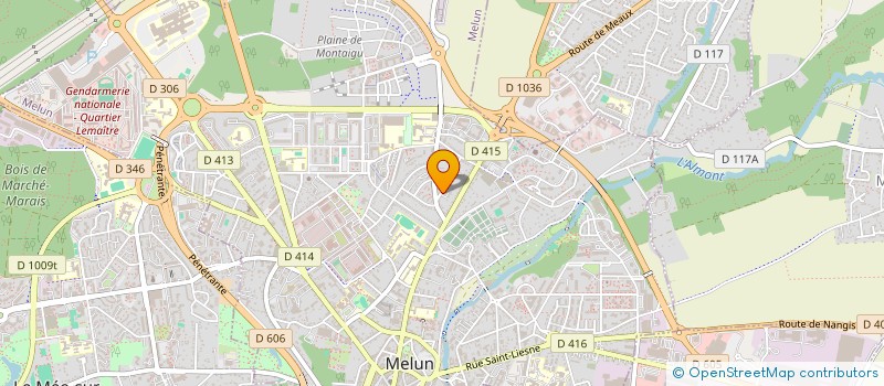 localisation de l'entreprise MADAME CLEMENTINE GNANGORAN à MELUN