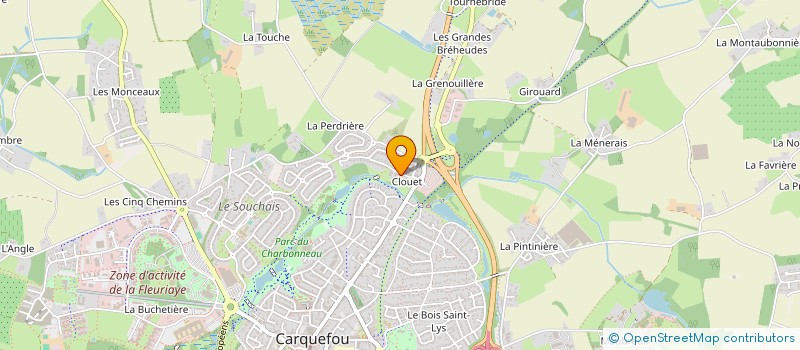 localisation de l'entreprise MADAME CLEMENTINE GOUGEON à CARQUEFOU
