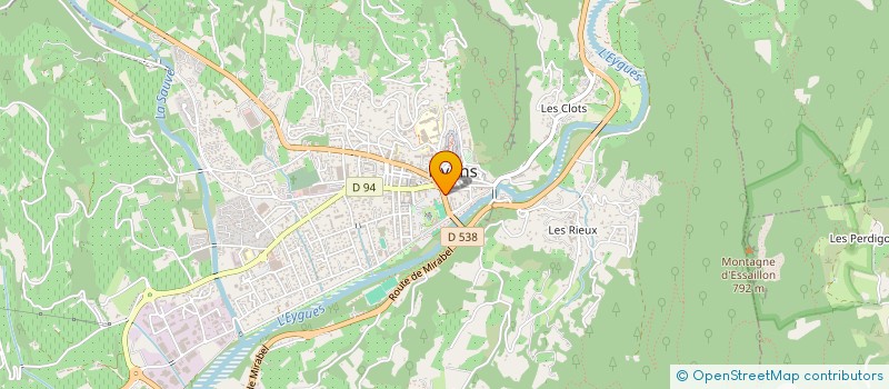 localisation de l'entreprise MADAME CLEMENTINE GRAS  NYONS