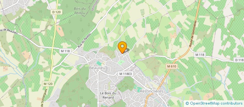 localisation de l'entreprise MADAME CLEMENTINE GUERIN  BEAULIEU