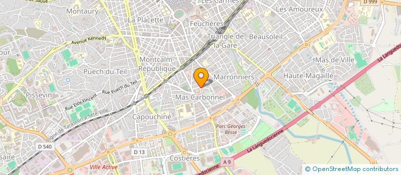 localisation de l'entreprise MADAME CLEMENTINE GUERY  NIMES