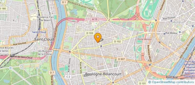 localisation de l'entreprise MADAME CLEMENTINE HAVAUX à BOULOGNE-BILLANCOURT