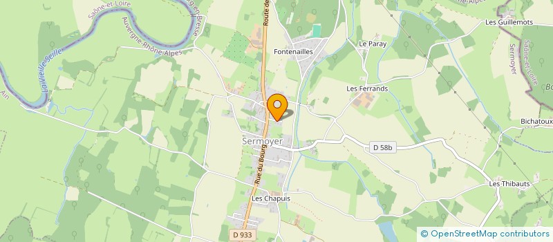 localisation de l'entreprise MADAME CLEMENTINE HELL  SERMOYER