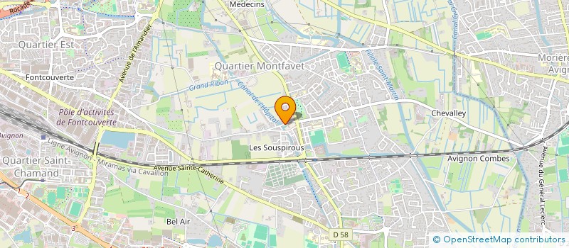 localisation de l'entreprise MADAME CLEMENTINE HOFFMANN  AVIGNON