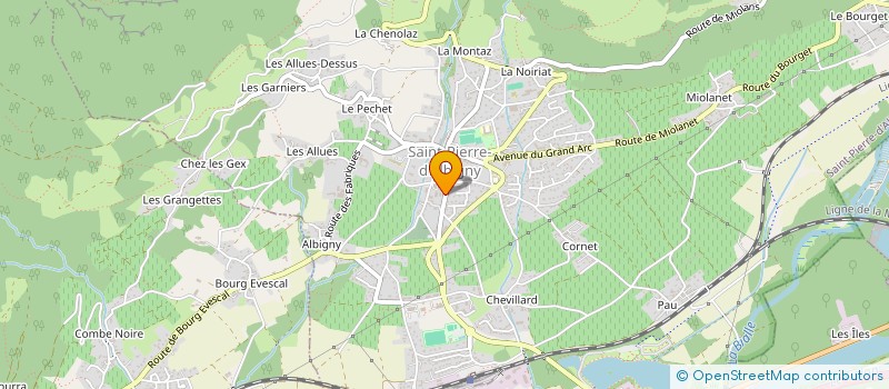 localisation de l'entreprise MADAME CLEMENTINE JACOB  SAINT-PIERRE-D'ALBIGNY