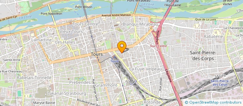 localisation de l'entreprise MADAME CLEMENTINE JEANNE MA REGNAULD  TOURS