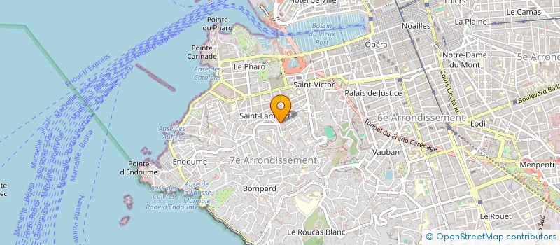localisation de l'entreprise MADAME CLEMENTINE JOACHIM à MARSEILLE