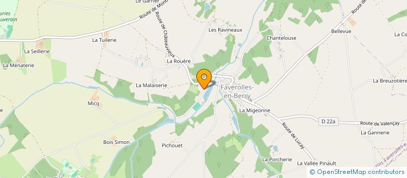 localisation de l'entreprise MADAME CLEMENTINE JOURNOUX à VILLENTROIS-FAVEROLLES-EN-BERRY