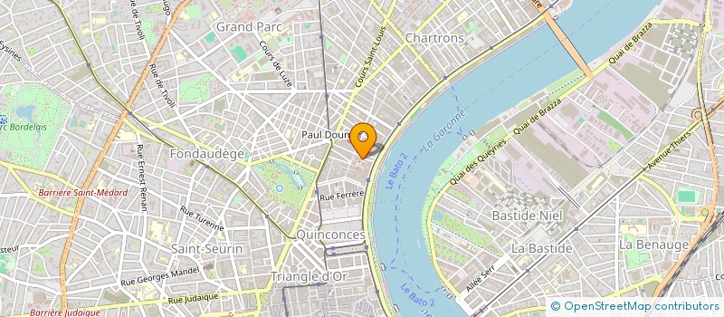 localisation de l'entreprise MADAME CLEMENTINE JULIAN  BORDEAUX