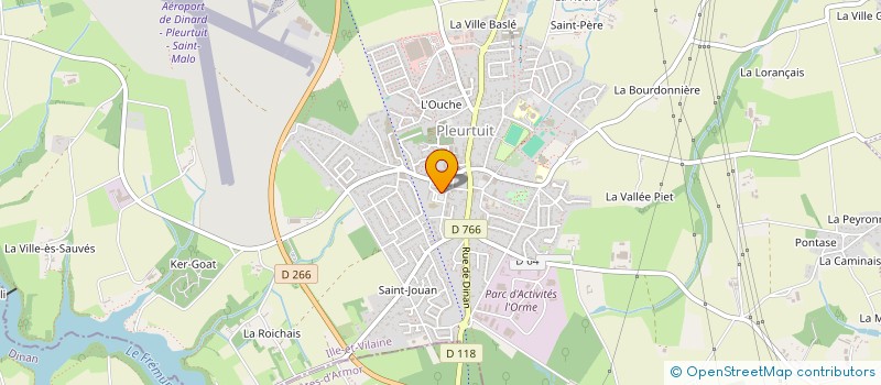 localisation de l'entreprise MADAME CLEMENTINE JULTIER  PLEURTUIT