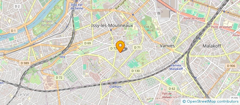 localisation de l'entreprise MADAME CLEMENTINE KERAMPRAN à ISSY-LES-MOULINEAUX