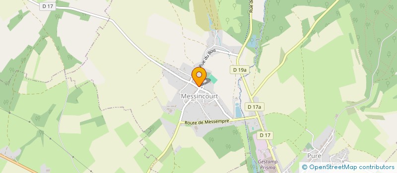 localisation de l'entreprise MADAME CLEMENTINE KURMAN  MESSINCOURT