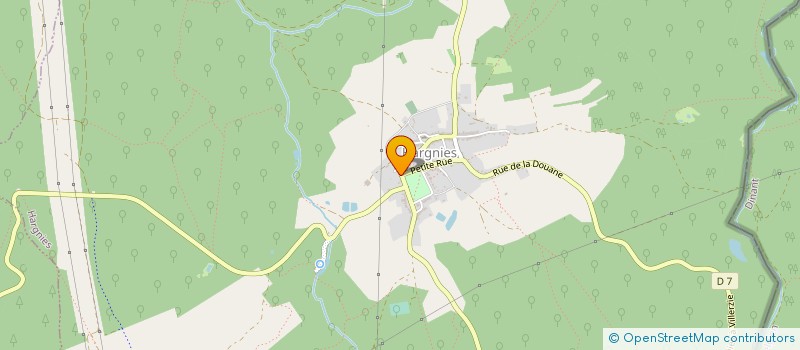 localisation de l'entreprise MADAME CLEMENTINE LAGRANGE  HARGNIES