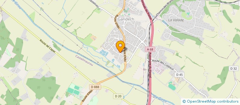 localisation de l'entreprise MADAME CLEMENTINE LANDELLE  GARIDECH