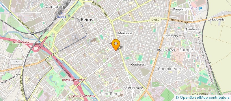 localisation de l'entreprise MADAME CLEMENTINE LANOTTE à REIMS
