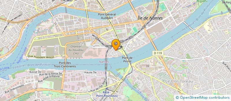 localisation de l'entreprise MADAME CLEMENTINE LAURENT à NANTES