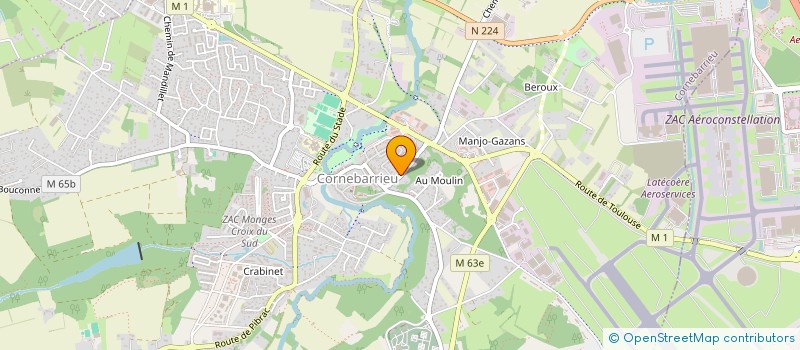 localisation de l'entreprise MADAME CLEMENTINE LE GAL  CORNEBARRIEU