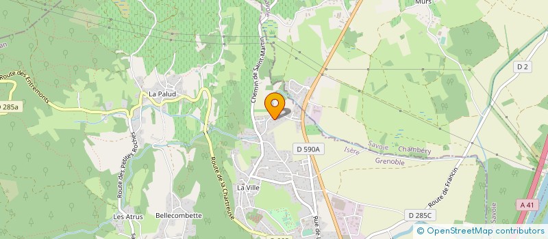 localisation de l'entreprise MADAME CLEMENTINE LECLERE  CHAPAREILLAN