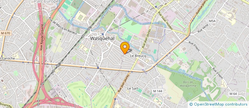 localisation de l'entreprise MADAME CLEMENTINE LEFEVRE  VILLENEUVE-D'ASCQ