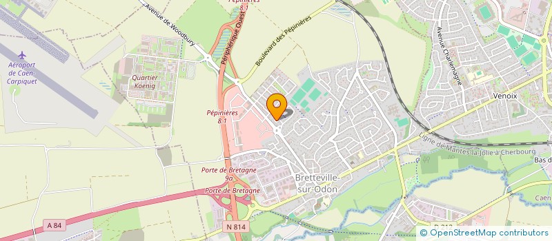 localisation de l'entreprise MADAME CLEMENTINE LEFEVRE  BRETTEVILLE-SUR-ODON