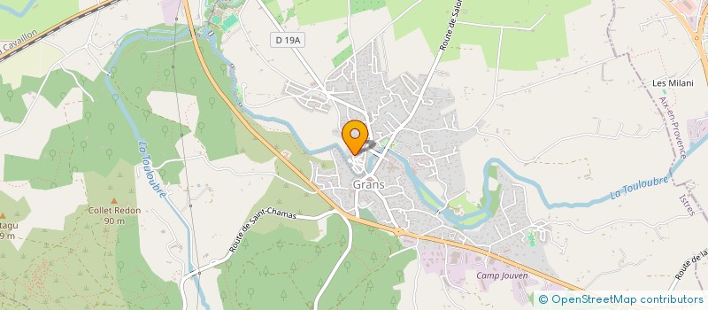 localisation de l'entreprise MADAME CLEMENTINE LEGET  GRANS