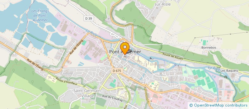 localisation de l'entreprise MADAME CLEMENTINE LETHELIER à PONT-AUDEMER