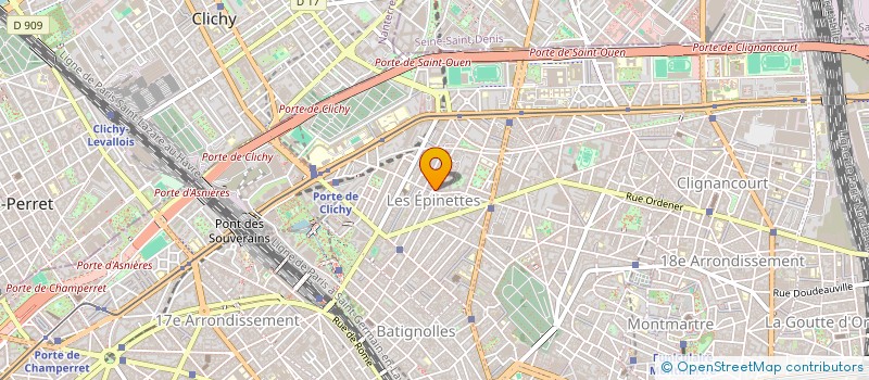 localisation de l'entreprise MADAME CLEMENTINE LEVEAU  PARIS