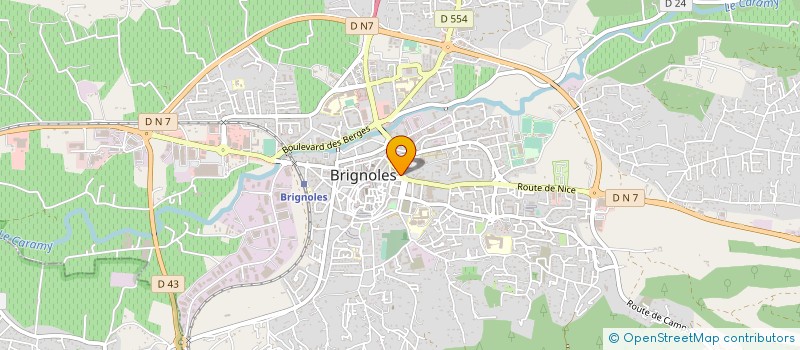 localisation de l'entreprise MADAME CLEMENTINE LIABEUF à BRIGNOLES