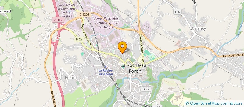 localisation de l'entreprise MADAME CLEMENTINE LILIOU à LA ROCHE-SUR-FORON