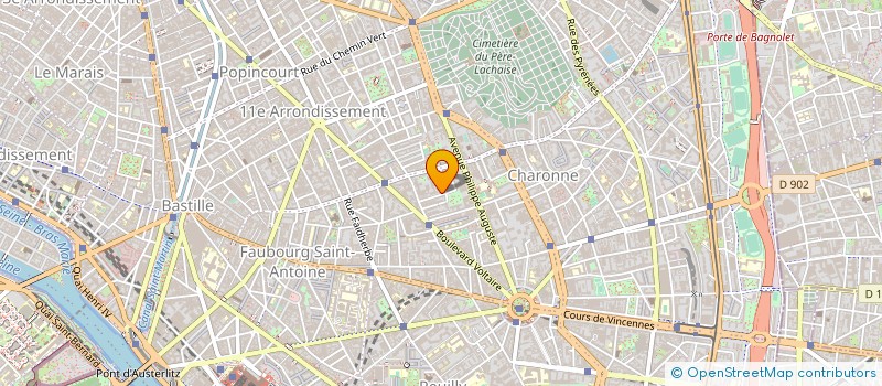 localisation de l'entreprise MADAME CLEMENTINE LORIEUX  PARIS