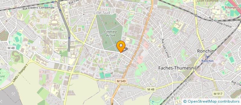localisation de l'entreprise MADAME CLEMENTINE MAHE  LILLE