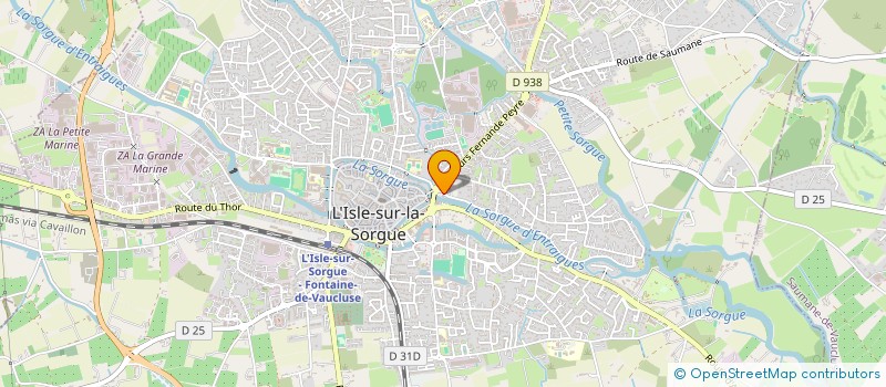 localisation de l'entreprise MADAME CLEMENTINE MAILLOL  L'ISLE-SUR-LA-SORGUE