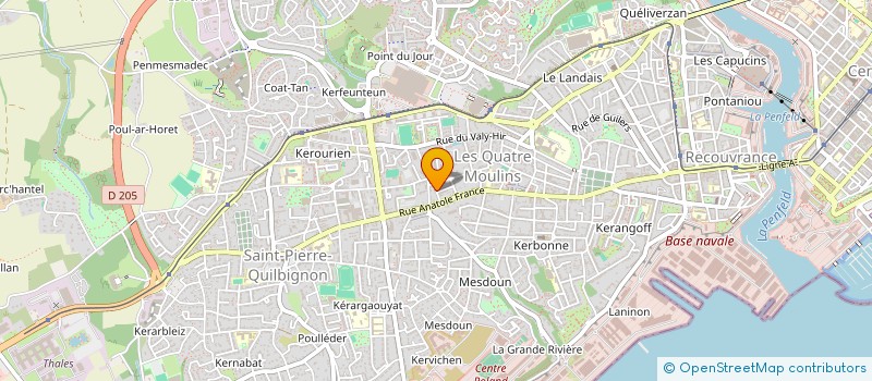 localisation de l'entreprise MADAME CLEMENTINE MARATRAY à BREST