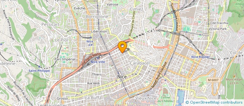 localisation de l'entreprise MADAME CLEMENTINE MARTELLY  NICE