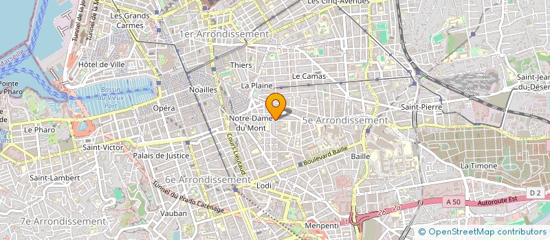 localisation de l'entreprise MADAME CLEMENTINE MARTIN à MARSEILLE