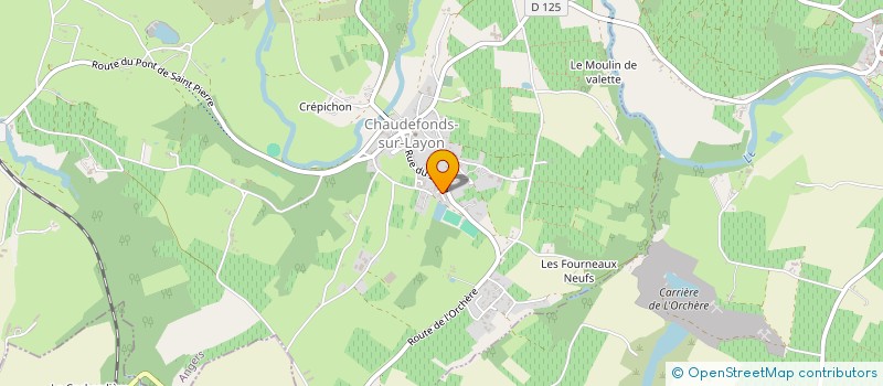 localisation de l'entreprise MADAME CLEMENTINE MARTINEAU  CHAUDEFONDS-SUR-LAYON