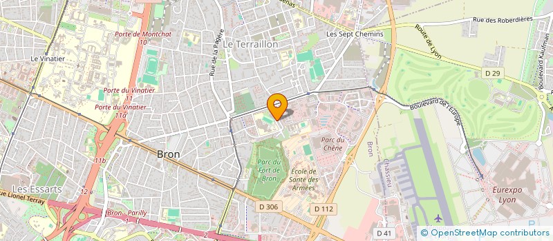 localisation de l'entreprise MADAME CLEMENTINE MASFARAUD  BRON