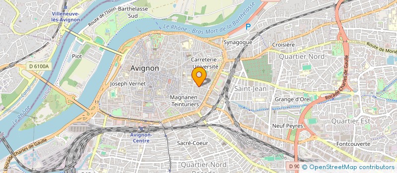 localisation de l'entreprise MADAME CLEMENTINE MATHIEU  AVIGNON