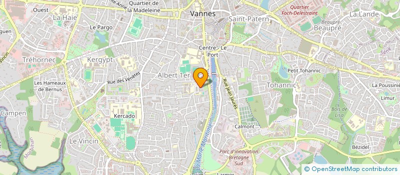 localisation de l'entreprise MADAME CLEMENTINE MAUDET à VANNES