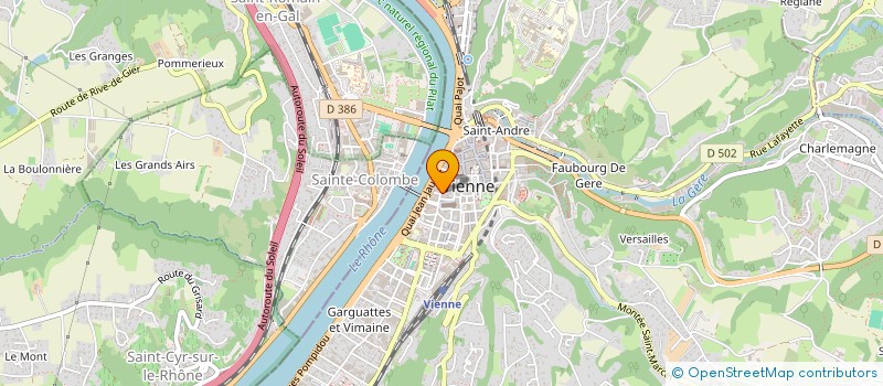 localisation de l'entreprise MADAME CLEMENTINE MAUREAU à VIENNE