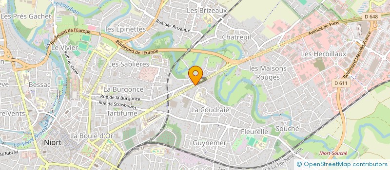 localisation de l'entreprise MADAME CLEMENTINE MAZET  NIORT