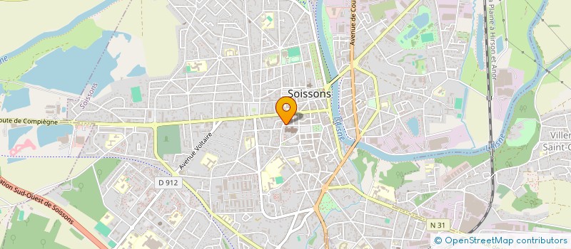 localisation de l'entreprise MADAME CLEMENTINE MESSIASSE à SOISSONS