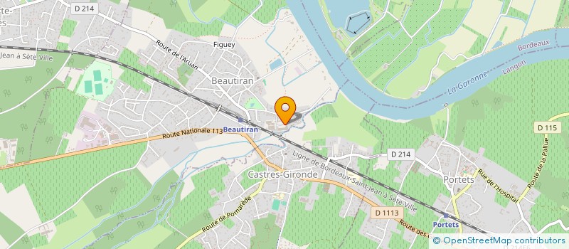 localisation de l'entreprise MADAME CLEMENTINE METCHE  BEAUTIRAN