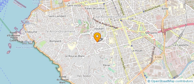 localisation de l'entreprise MADAME CLEMENTINE MIGNOT  MARSEILLE