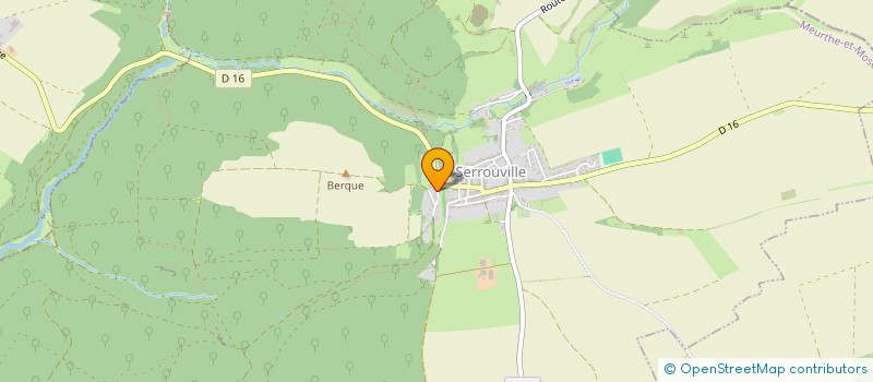 localisation de l'entreprise MADAME CLEMENTINE MIMOUNI-FOUGERE  SERROUVILLE