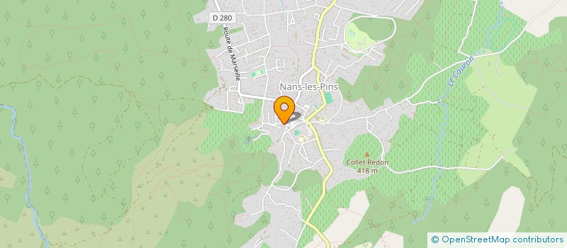 localisation de l'entreprise MADAME CLEMENTINE MONICO  NANS-LES-PINS