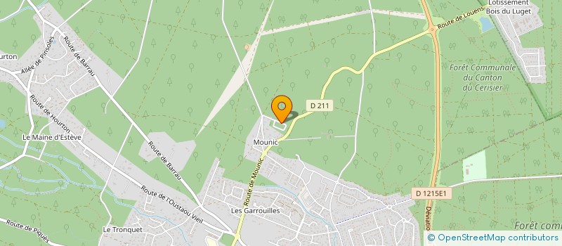 localisation de l'entreprise MADAME CLEMENTINE MOSCARA  SAINT-AUBIN-DE-MEDOC