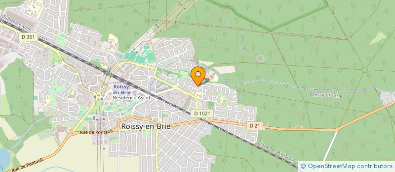 localisation de l'entreprise MADAME CLEMENTINE PEREIRA  ROISSY-EN-BRIE