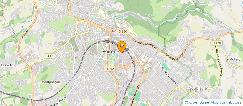 localisation de l'entreprise MADAME CLEMENTINE PERON à VOIRON